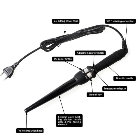 Ceramic Conical Curling Hair Iron